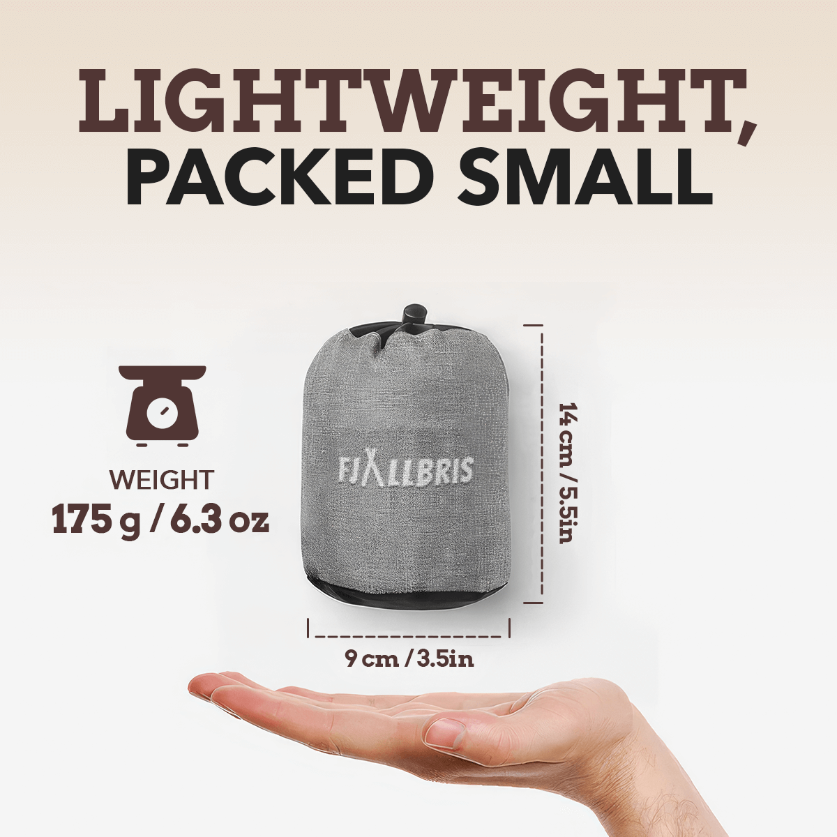 Coussin de camping ultra léger