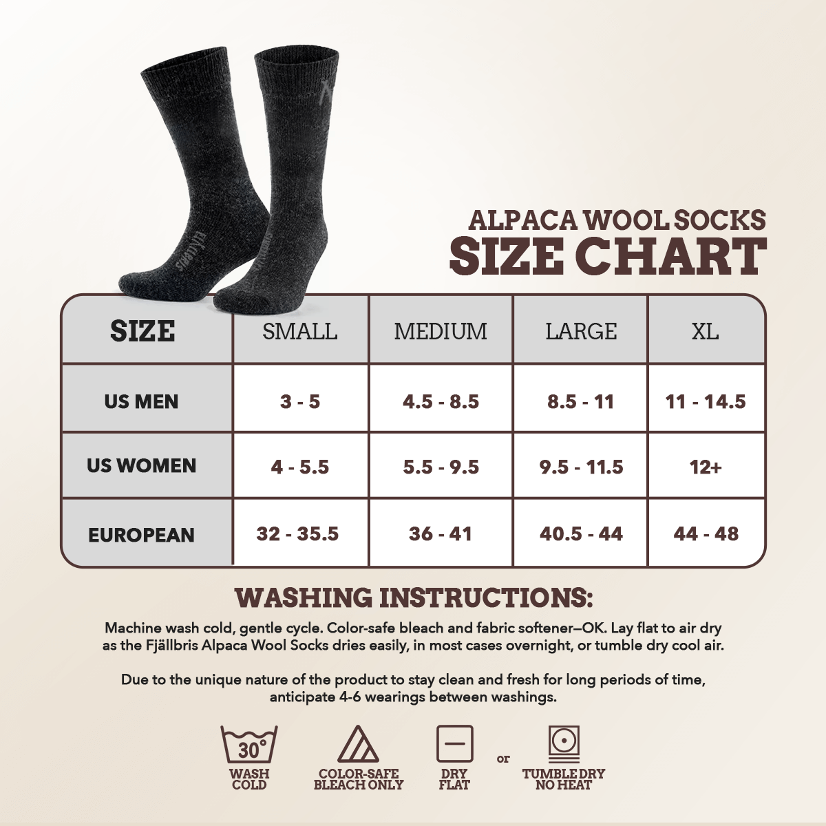 Fjällbris Alpaca Socks