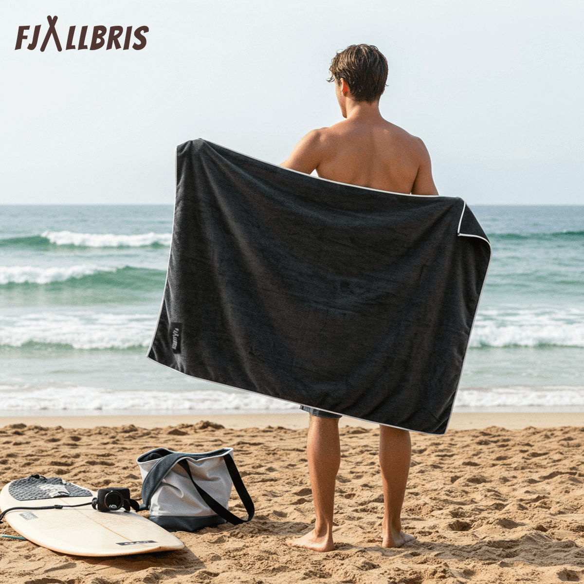 Serviette de plage magnétique
