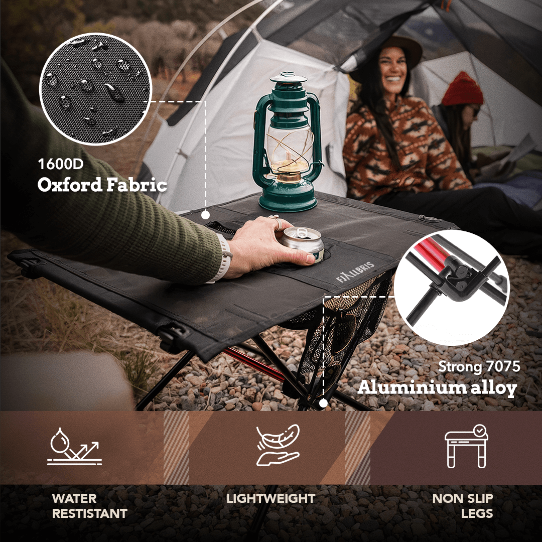 Table de camping ultralégère