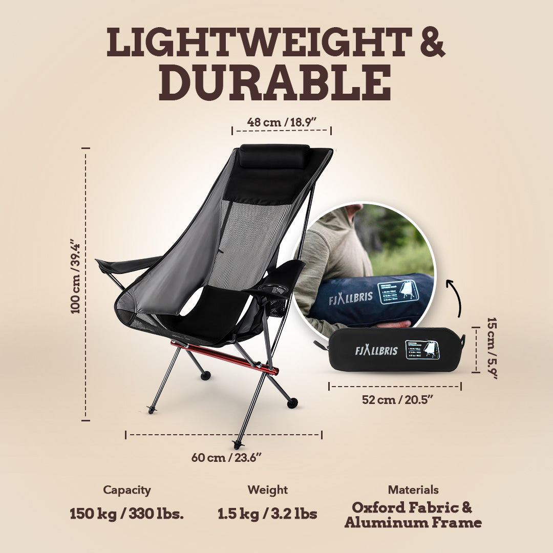 Fjällbris Chaise d'extérieur PRO