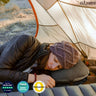 Coussin de camping ultra léger