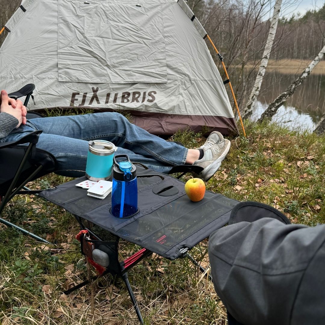 Table de camping ultralégère