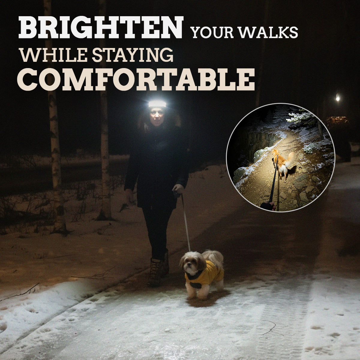 Fjällbris 1000lm LED 230° Lampe frontale PRO 2.0