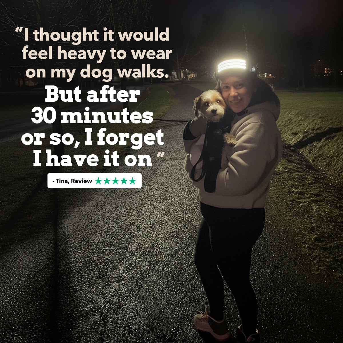 Fjällbris 1000lm LED 230° Lampe frontale PRO 2.0